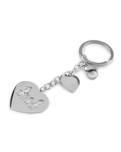 Breloc  chei / geantă din oțel inoxidabil - 1 buc. | Mimib