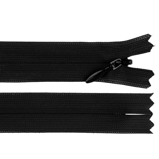 Špirálový zips skrytý YKK No 3 dĺžka 50 cm dederon - 1 ks | Mimib