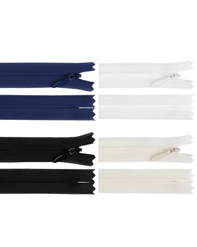 Špirálový zips skrytý YKK No 5 dĺžka 60 cm dederon - 1 ks | Mimib