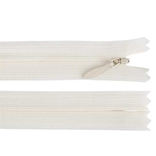 Špirálový zips skrytý YKK No 5 dĺžka 60 cm dederon - 1 ks | Mimib