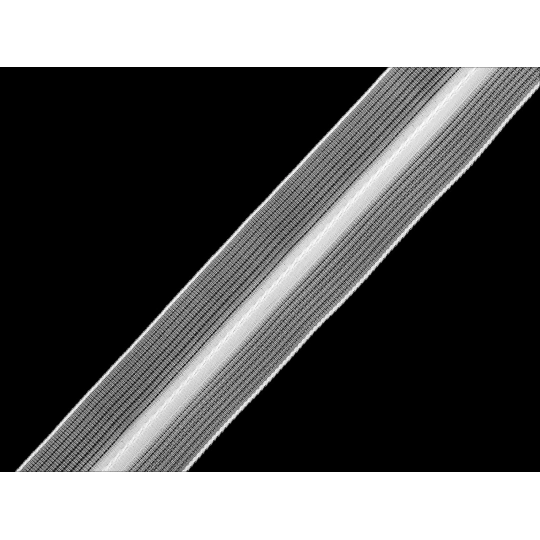 Zips špirálový skrytý No 3 transparentný metráž, na obliečky a šaty - 1 m | Mimib