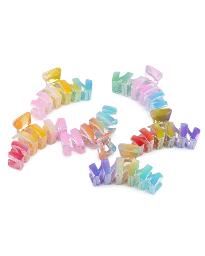 Štipec do vlasov dúhový s perleťovým leskom - 1 ks | Mimib