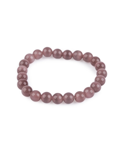 Náramok z minerálnych, syntetických a sklenených korálikov - 1 ks | Mimib