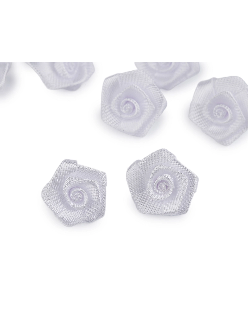 Saténová ruža Ø15 mm - 10 ks | Mimib