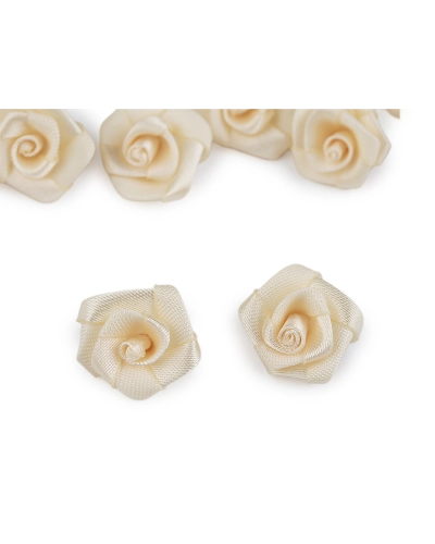 Saténová ruža Ø15 mm - 10 ks | Mimib