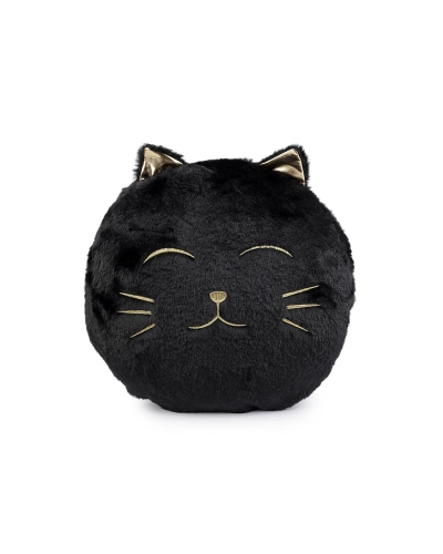 Dekoračný vankúš plyšový mačka Ø35 cm - 1 ks | Mimib