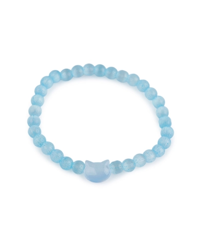 Náramok pružný zo sklenených korálikov mačka, motýľ, hviezda - 1 ks | Mimib