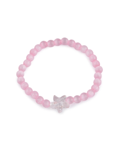 Náramok pružný zo sklenených korálikov mačka, motýľ, hviezda - 1 ks | Mimib