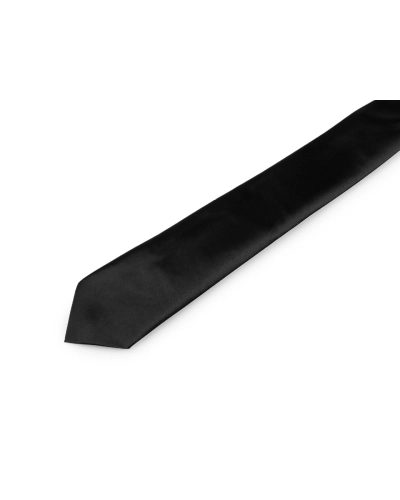 Saténová kravata s klipom, bez viazania - 1 ks | Mimib