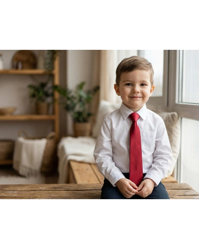 Saténová kravata s klipom detská, bez viazania - 1 ks | Mimib