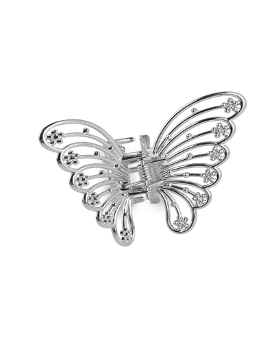 Štipec do vlasov kovový motýľ - 1 ks | Mimib