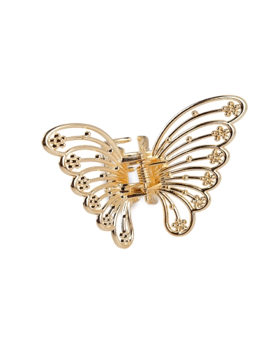 Štipec do vlasov kovový motýľ - 1 ks | Mimib