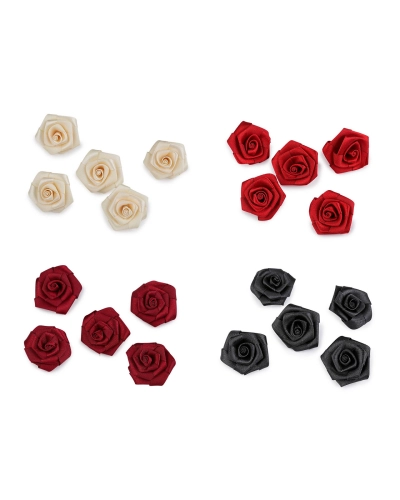 Saténová ruža Ø35 mm - 5 ks | Mimib