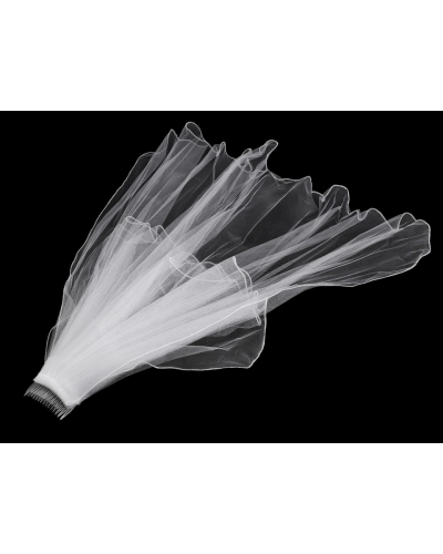 Závoj s hrebeňom - na párty / rozlúčku so slobodou - 1 ks | Mimib