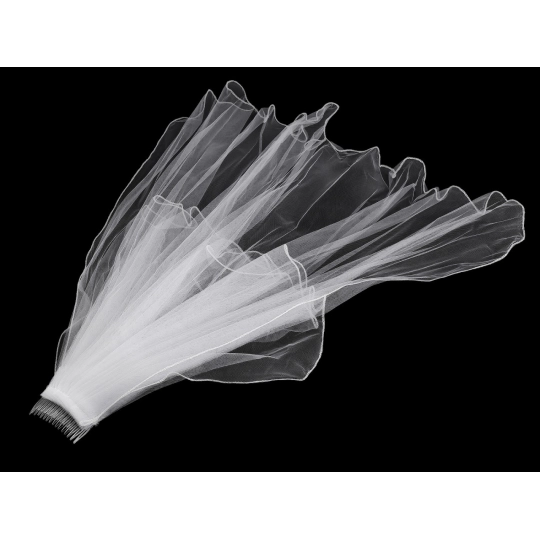 Závoj s hrebeňom - na párty / rozlúčku so slobodou - 1 ks | Mimib