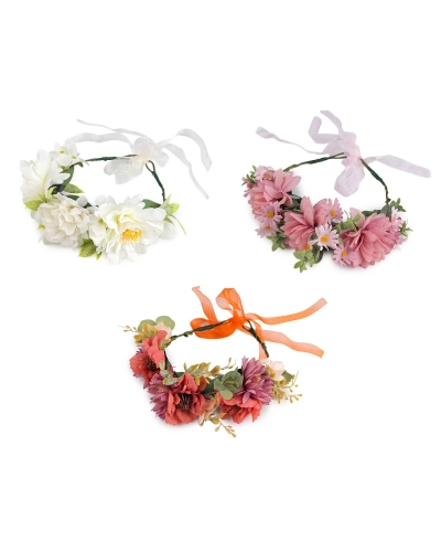 Kvetinový venček do vlasov - 1 ks | Mimib