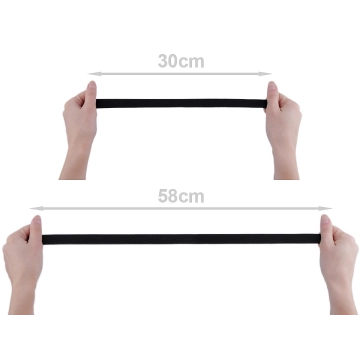 elastic lat, elastic cu butoniere
