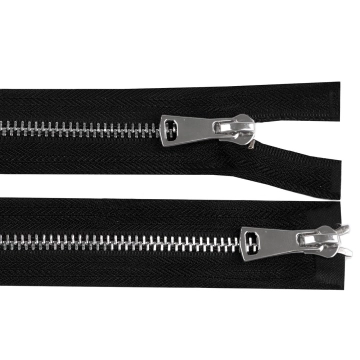 fermoare metalice detasabile nr 5, 2 glisoare / bidirecțional